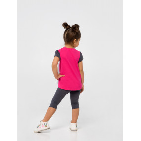 Велосипедки 115487 графіт "Рожевий цитрус" 2