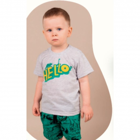 Комплект KS-21-4-1 серый меланж (кулир) 2