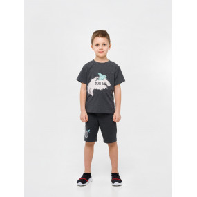 Шорти 112340 сірий "Глибини океану" (лакоста-стрейч) 2