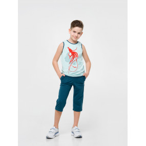 Бриджі 112337 блакить "Глибини океану" (лакоста-стрейч) 2