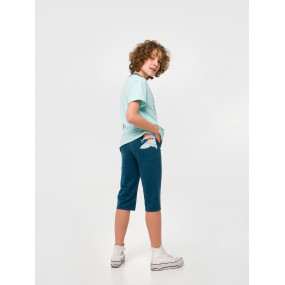 Бриджі 112338 блакить "Глибини океану" (лакоста-стрейч) 2