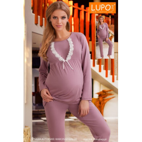 Lupo Line 249 піжама для вагітних і в пологовий, фіалковий