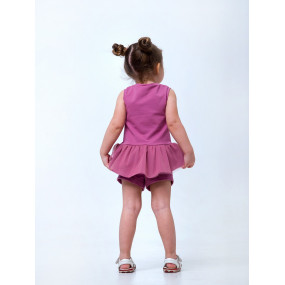 Блуза 110561 ліловий "Літня квітка" 2