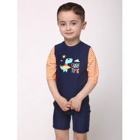 Ромпер "Dino Orange" комбинезон-купальник для мальчика 2