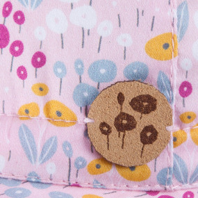 Панама 3-005457 квіти (із захистом шиї) UV30 + 2