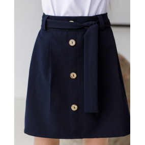 Спідниця 8046 синя ШКОЛА 2