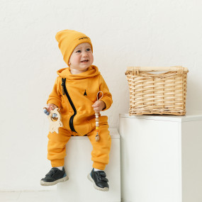 Комбінезон ТОРНАДО-2 гірчиця (трьохнитка) на блискавці 2