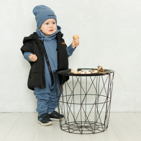 Комбінезон ТОРНАДО-2 синій (трьохнитка) на блискавці 2