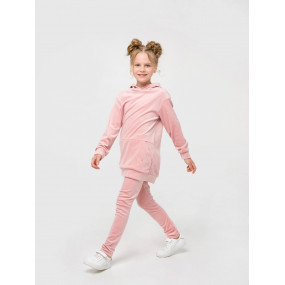 Костюм 117312 пудра "Stady Kids" (велюр) 2