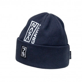 Демі шапка 21738 графіт (подвійна в рубчик) 2