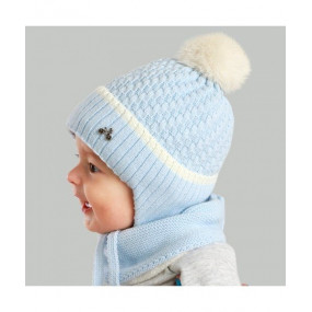 Шапка Ален (блакитний) зима 2