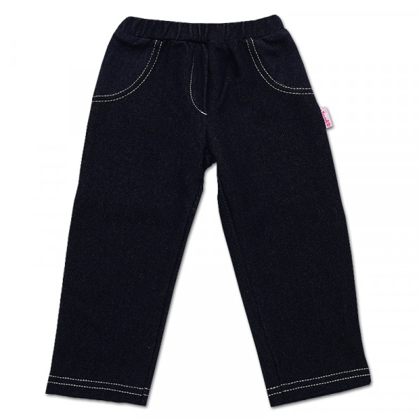 Штани для дівчинки з імітацією джинса, стрейч-котон (ТМ Bamar