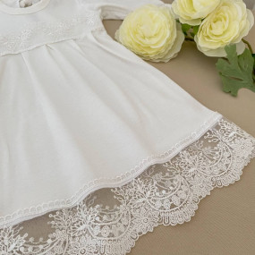 Сукня "Світлинка" д.р. молочний (пов`язка) інтерлок 2