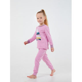 Піжама 104504 с.ліловий "Флорал" (футер начос) 2