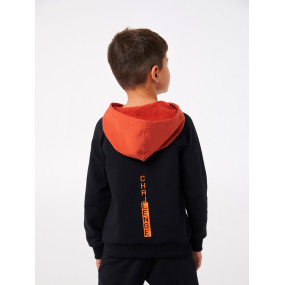 Худи 116547 чёрный (двунитка с начёсом) 2