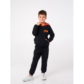 Худи 116546 чёрный (двунитка с начёсом) 2