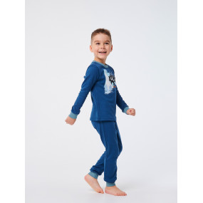 Пижама 104509 морской "Тихий лес" (интерлок-софт) 2