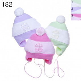 Шапочка Совенята (арт.182) дитяча 3 сезони (осінь-зима-весна) 2