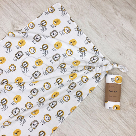 Пелюшка Льви муслін, 100х75 см