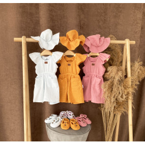 Пинетки "Verano" суданська троянда (муслін 100% бавовна) 2