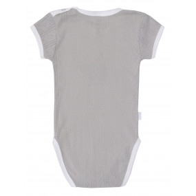 Боди 3511 Мишка с мамой (ажурный хлопок) 2