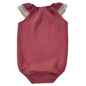 Боді-крила 3414 бордо (муслін) 2