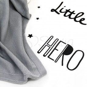 Простынь на резинке "Little Hero" (поплин) 60х120см 2