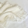 Плед MSonya молоко (муслін бахрома) 105х90 см