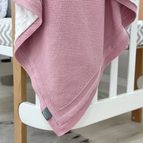 Плед Рогожка-Wellsoft чайная роза (вязка утеплённая) 100х80 см 2