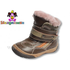Зимняя обувь для мальчика, цвет хаки, ТМ Шалунишка