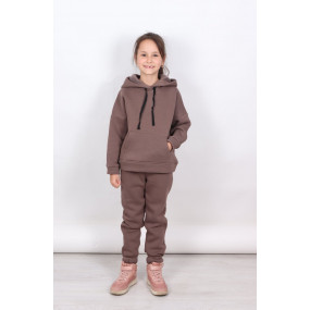 Костюм мокко м. на змійці JP (трьохнитка з начосом) 2