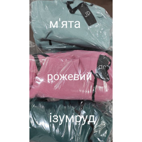 Світшот LA рожевий JP (трьохнитка з начосом) 2