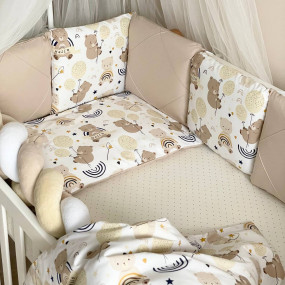 Комплект Ведмідь з кульками - Щаслива ніч (6 предметів) ліжко 2