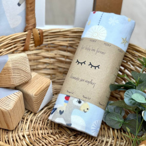 Пеленка Единорог на гол. фланель (100х80 см) 2