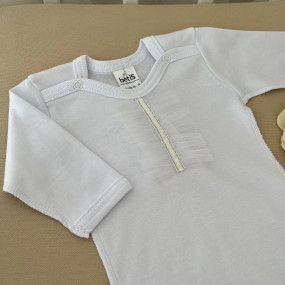 Боді для дівчинки "Святковий" довгий рукав, білий 2