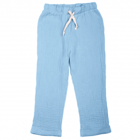 Штанці 4042 блакитні (муслін) 2