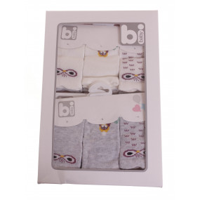 Набор 68331 - 3 пары носков (хлопок) BiBaby (0-6 мес) в 2