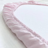 Простинка рожева в коляску (на резинці) 45х80см