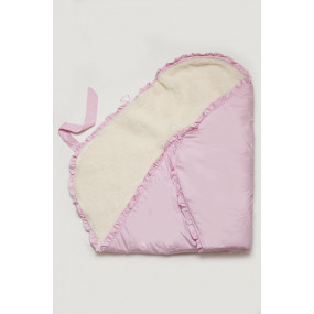 Конверт-ковдра зимовий на хутрі "Казка" рожевий 2