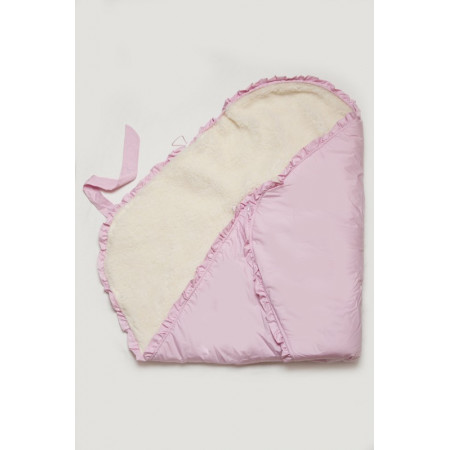 Конверт-одеяло зимний на меху "Сказка" розовый