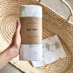 Пелюшка Райдуги дощ фланель (100х80 см) 2