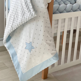 Плед-конверт Хмаринки блакитний (з окремою ковдрою) 2