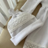 Комплект "Аріна-3" д.р. білий (сукня, лосинки, шапочка