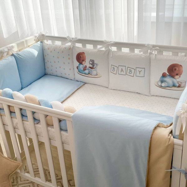 Постельный комплект Baby Teddy - "Арт Дизайн" (6 предметов) Постельный комплект Baby Teddy - "Арт Дизайн" (6 предметов)