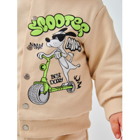 Костюм 117401 беж (двонитка) "Весняна база" 2