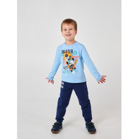 Лонг 114136 блакитний (стрейч кулір) "Весняна база" 2