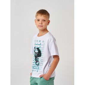 Футболка 110739 білий (стрейч кулір) "Весняна база" 2