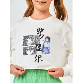 Джемпер 116614 молоко (двонитка) "Весняна колекція" 2