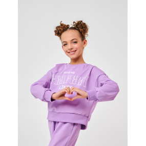 Костюм 117394 ліловий (двонитка) "Весняна колекція" 2