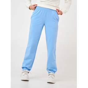 Штани 115595 блакитний (двонитка) "Весняна колекція" 2